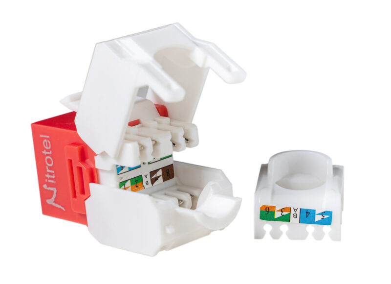 Category 6a, RJ45, Keystone Jack Module,  Unshielded