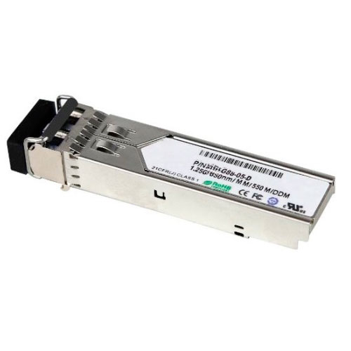 SFP Transceiver, Duplex LC, 1.25Gbs, MM or SM
