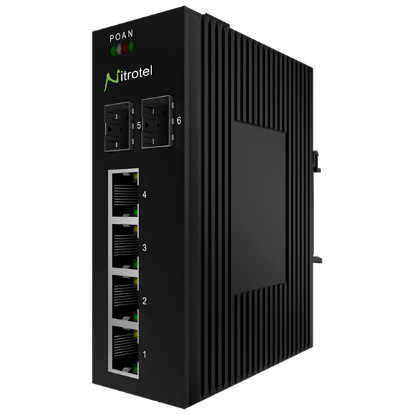 6-port Unmanaged Industrial Gigabit PoE Switch