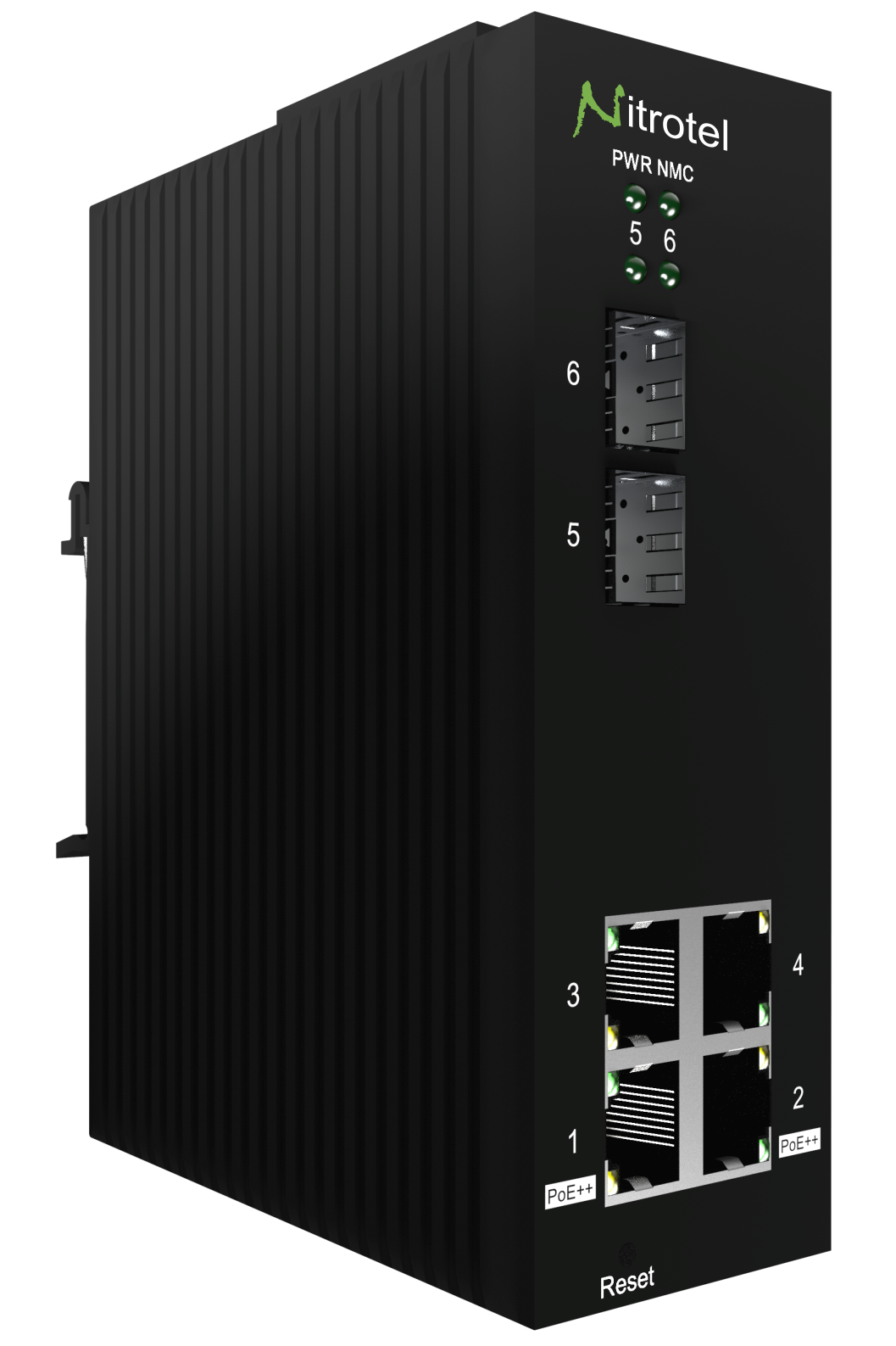 6-port Industrial Gigabit PoE ++ Managed Switch