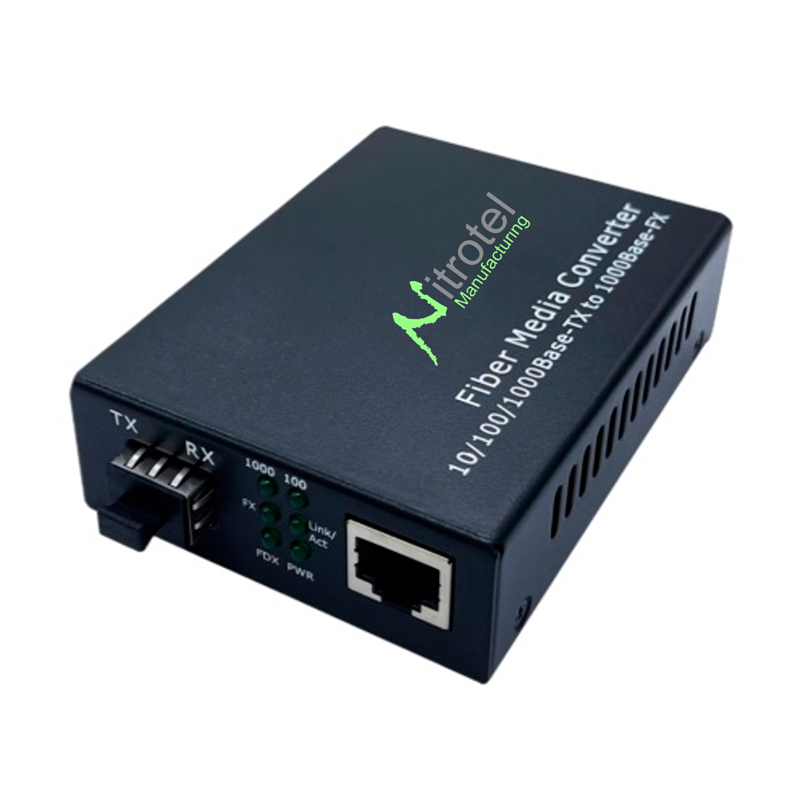 Media Converter 1 port slot SFP 1Gbs (empty) to 10/100/1000 BaseT(x)