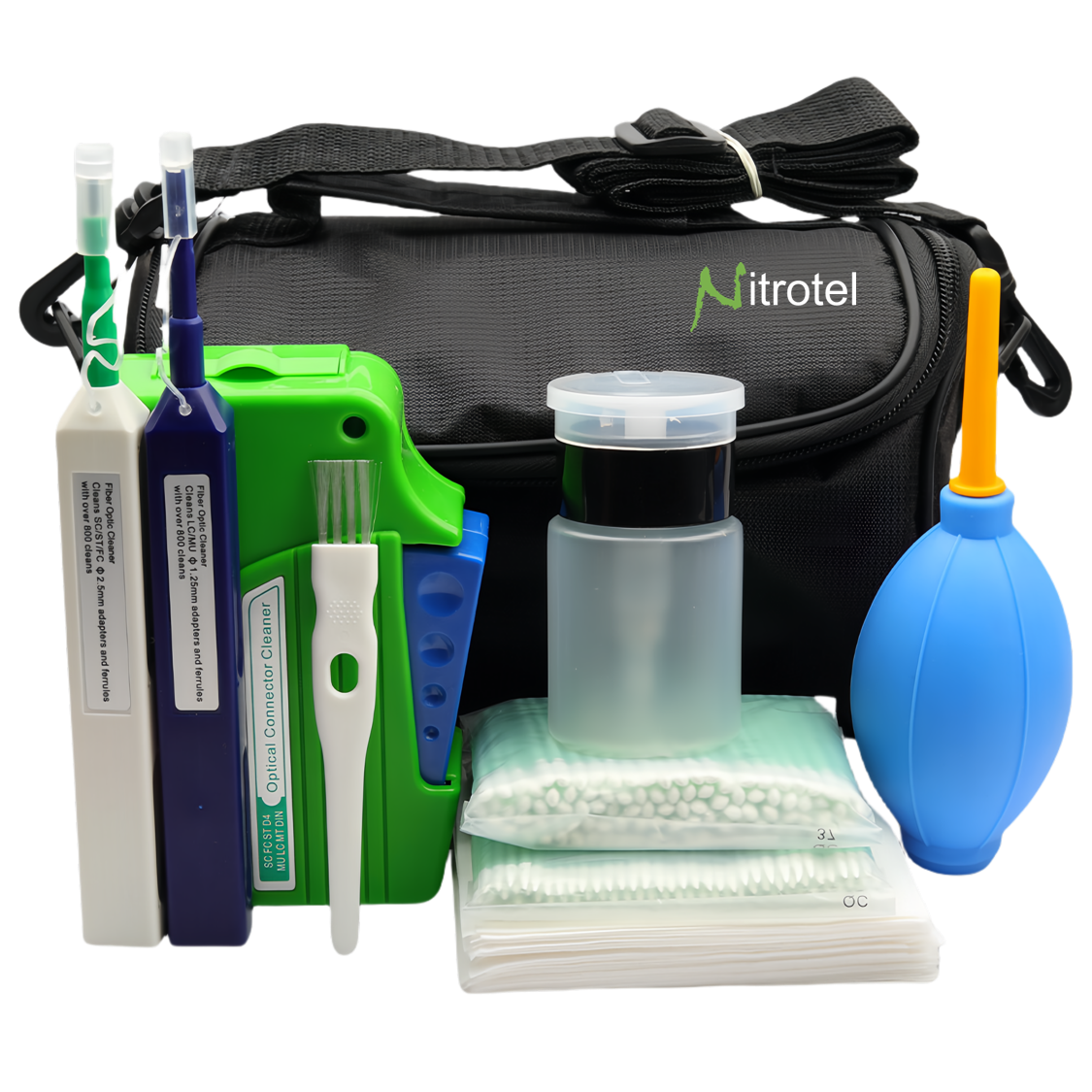 Nitrotel Fiber Optic Cleaning Tools Kit