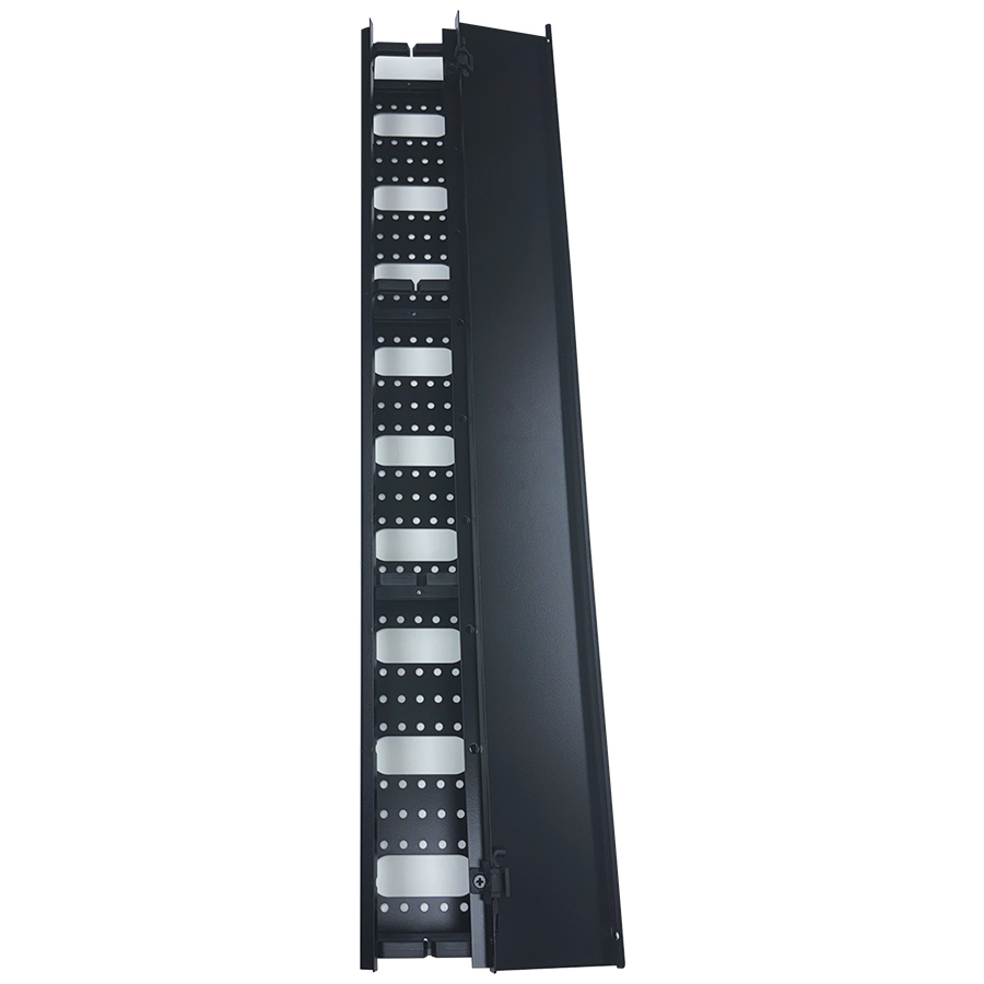 35” Single-sided Vertical Cable Manager for Open Racks