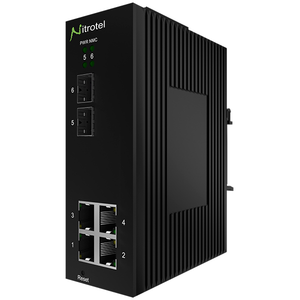 6-port Industrial Gigabit PoE + Managed  Switch