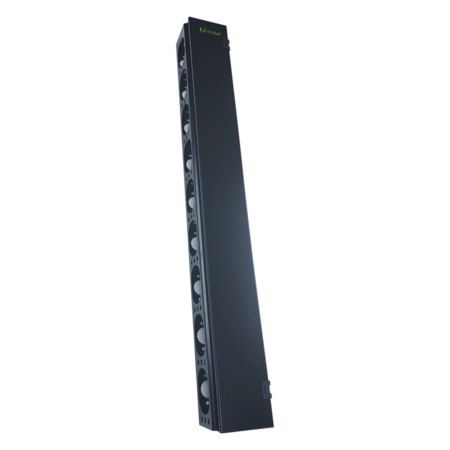 35” Single-sided Vertical Cable Manager for Open Racks