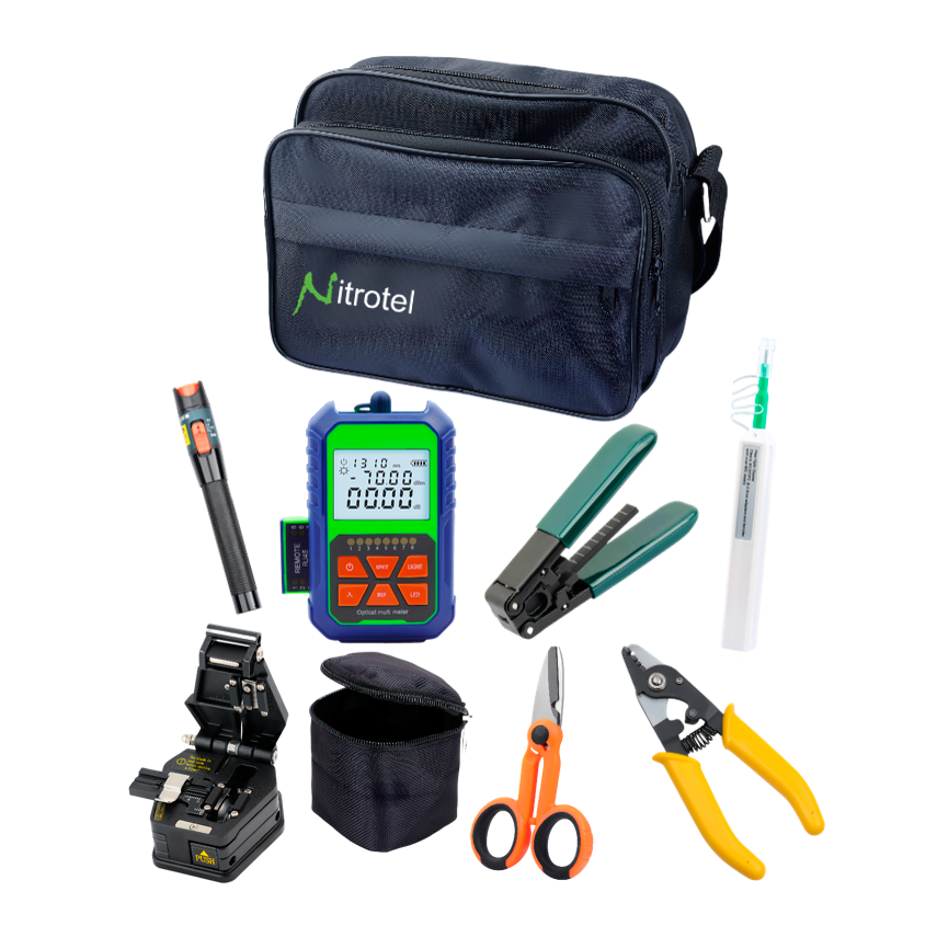 Nitrotel Fiber Optic Tools Kit for FTTH